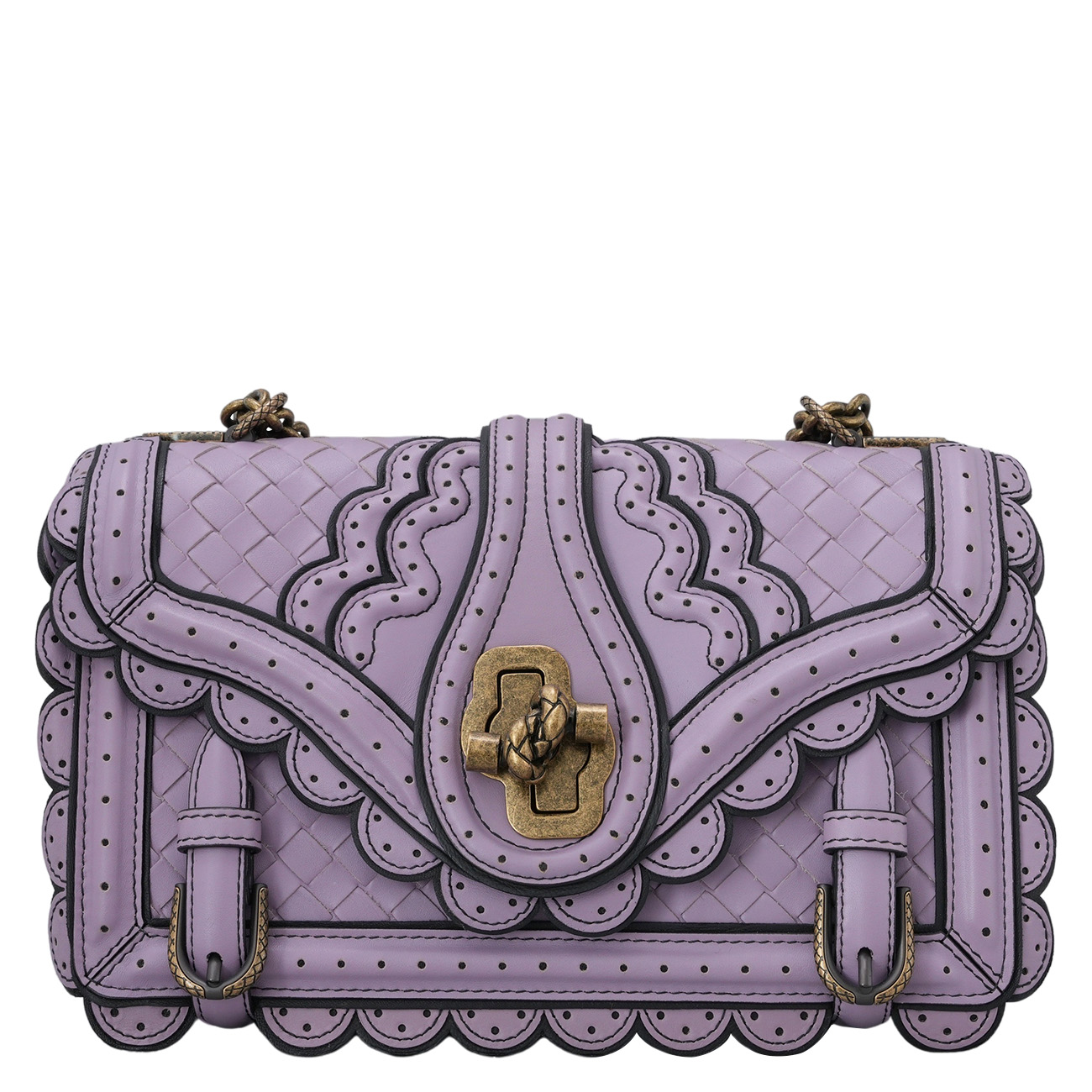 BOTTEGA VENETA(USED)보테가베네타 시티 놋 체인 숄더백